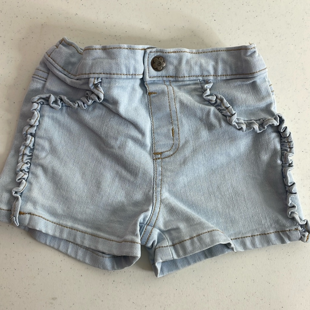 Little Girls Jean Shorts